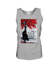 Cat they walk beside us Unisex Tank tile