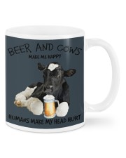 Cow And Beer make me happy Gift for you Mugs tile