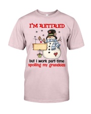 Grandkids part time spoling family gift Premium Fit Mens Tee tile