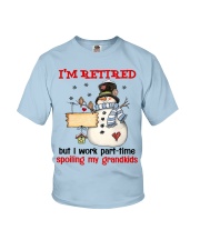 Grandkids part time spoling family gift Youth T-Shirt tile