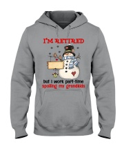 Grandkids part time spoling family gift Hooded Sweatshirt tile