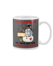 Grandkids part time spoling family gift Mug tile