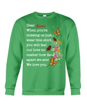 Nana when you are missing us person personalized Crewneck Sweatshirt tile