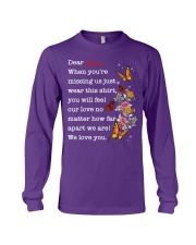 Nana when you are missing us person personalized Long Sleeve Tee tile