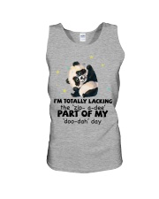 Panda i am totally panda lovers Unisex Tank tile