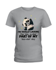 Panda i am totally panda lovers Ladies T-Shirt tile