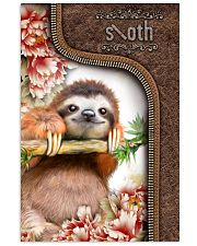 Sloth Roster with Flowers Gift for you Vertical Poster tile