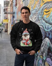 Otter warm winter christmas gift for otter lover Crewneck Sweatshirt lifestyle-unisex-sweatshirt-front-2