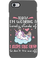 Unicorn dont tic me off gift for you Phone Case tile