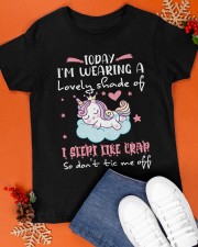 Unicorn dont tic me off gift for you Classic T-Shirt apparel-classic-tshirt-lifestyle-front-83