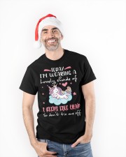Unicorn dont tic me off gift for you Classic T-Shirt apparel-classic-tshirt-lifestyle-front-90