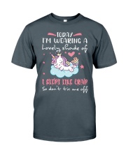 Unicorn dont tic me off gift for you Classic T-Shirt tile
