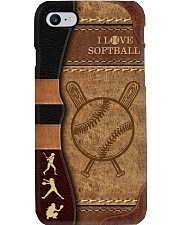 I love softball Vintage Gift for you Phone Case i-phone-8-case
