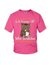 Cat annoying people cat lovers cat moms Youth T-Shirt tile