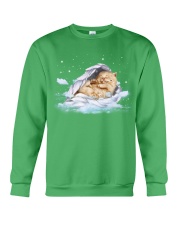 Cat Angel In Heaven Gift For Cat Lover Crewneck Sweatshirt tile