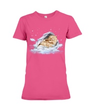 Cat Angel In Heaven Gift For Cat Lover Premium Fit Ladies Tee tile