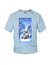 fn elephant winter sky phone case Youth T-Shirt tile