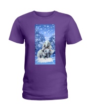 fn elephant winter sky phone case Ladies T-Shirt tile
