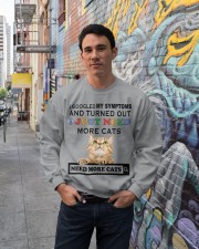 Cat need more gift for cat mom cat lover Crewneck Sweatshirt lifestyle-unisex-sweatshirt-front-2
