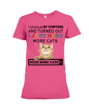Cat need more gift for cat mom cat lover Premium Fit Ladies Tee tile