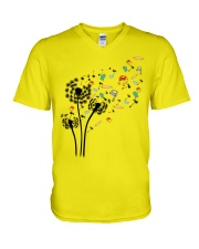 Baking and dandelion gift for you gift for her V-Neck T-Shirt tile