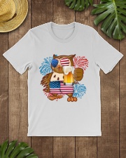 Owl america cheer owl lovers Classic T-Shirt lifestyle-mens-crewneck-front-18