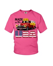 Shih tzu Made in us Gift for you Youth T-Shirt tile