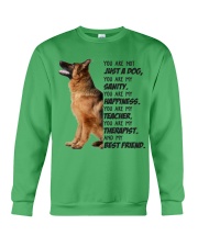 German shepherd my best friend gift for dog mom Crewneck Sweatshirt tile