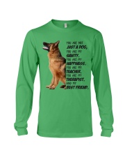 German shepherd my best friend gift for dog mom Long Sleeve Tee tile