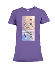 Hummingbird Heaven in home Gift for you Premium Fit Ladies Tee tile