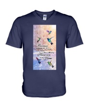 Hummingbird Heaven in home Gift for you V-Neck T-Shirt tile