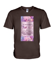Kat Kat my nickname gift for her V-Neck T-Shirt tile