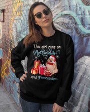 Lp 21 Pomeranian this girl sweatshirt Crewneck Sweatshirt lifestyle-unisex-sweatshirt-front-3
