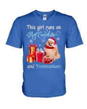 Lp 21 Pomeranian this girl sweatshirt V-Neck T-Shirt tile