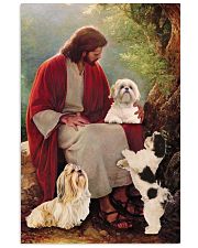 Shih Tzu Sitting with Him on Eden Garden 11x17 Poster front