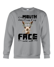 Llama if my mouth llama lovers Crewneck Sweatshirt tile