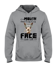 Llama if my mouth llama lovers Hooded Sweatshirt tile