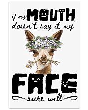 Llama if my mouth llama lovers Vertical Poster tile