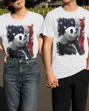Panda butterfly on nose panda lovers Classic T-Shirt apparel-classic-tshirt-lifestyle-front-146
