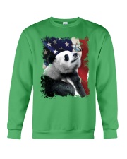 Panda butterfly on nose panda lovers Crewneck Sweatshirt tile
