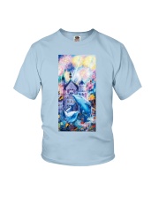Dolphin Wonderful firework Gift for you Youth T-Shirt tile