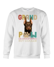 Doberman grand paw Doberman lovers dog moms Crewneck Sweatshirt tile