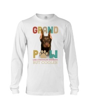 Doberman grand paw Doberman lovers dog moms Long Sleeve Tee tile