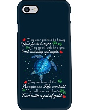 Turtle may your pockets be heavy turtle lover Phone Case tile