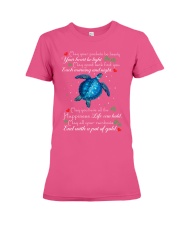 Turtle may your pockets be heavy turtle lover Premium Fit Ladies Tee tile