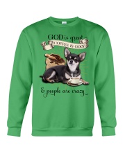 Chihuahua Coffee is good Gift for you Crewneck Sweatshirt tile
