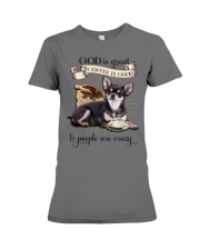 Chihuahua Coffee is good Gift for you Premium Fit Ladies Tee tile