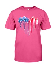 Octopus freedom colors octopus lovers Classic T-Shirt tile