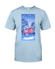 ln flamingo winter sky phone case Classic T-Shirt tile
