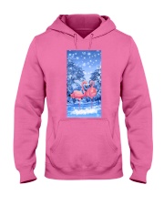 ln flamingo winter sky phone case Hooded Sweatshirt tile